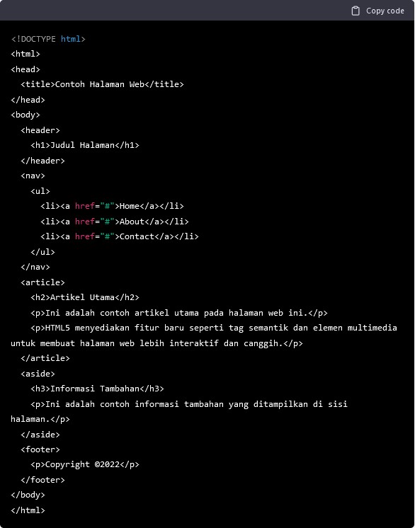 syntax html5